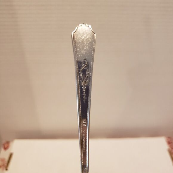 Set 6 Salad/Dessert Forks 1847 Rogers Ancestral 1924 Vintage Silverplate - Picture 6 of 11